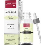 Dermoten Akne Karşıtı Yüz Maskesi Niacinamide ve Çay Ağacı Yağlı Cilt Bakım Serumu 30 ml