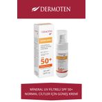 Dermoten Normal Ciltler için Güneş Kremi Suncare+ SPF 50+ Faktör UV Mineral Filtreli 50ml