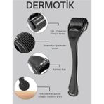 Dermotik 540 İğneli Titanyum Uçlu 0.5 Mm Seyrek Saç ve Yüz Bakım Dermarolleri Cilt Masaj Aleti