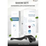 Dermotik 540 İğneli Titanyum Uçlu 0.75 mm Dermaroller & Dezenfektan Seti–Cilt ve Seyrek Saç Sakal Bakım Dermarolleri