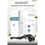 Dermotik 540 İğneli Titanyum Uçlu Dermaroller 0.5 mm & Dezenfektan Seti–Cilt ve Seyrek Saç Sakal Bakım Aleti