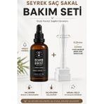 Dermotik Saç Sakal Oluşumuna Yardımcı Serum Seti Ayarlanabilir Dermastamp Titanyum Uçlu 0.25-3mm - beyaz