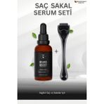 Dermotik Saç Sakal Oluşumuna Yardımcı Serum Seti Besleyici ve Dolgunlaştırıcı Serum - şeffaf