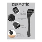 Dermotik Titanyum Uçlu 540 İğneli 0.5 Mm Saç Sakal Çıkarma Ve Cilt Bakım Dermarolleri Masaj Aleti