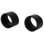 Deror 2 adet mercek kapağı, mercek koruması, yumuşak kauçuk, 36 mm çap, stereo kroskop aksesuarı, 32-36 mm stereoskoplar için (KP-H1 bevel)