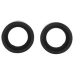 Deror 2 adet mercek kapağı, mercek koruması, yumuşak kauçuk, 36 mm çap, stereo kroskop aksesuarı, 32-36 mm stereoskoplar için (KP-H2 düz açılı)