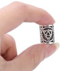 Deror 6 adet Viking sakal boncuğu, vintage, rasta kilitleri, saç örgüleri, inciler, takı, bileklik, imalat boncukları