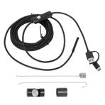 Deror Endoskop, AN100-5,5 5,5 mm esnek tel 3'ü 1 arada endoskop Android telefon borescope boru hattı otomobil muayenesi için (2 m)