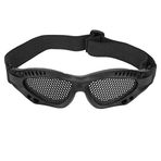Deror VGEBY1Taktik Koruma Gözlüğü, 1 Çift Airsoft Taktik Gözlük, Askeri Güvenlik File Gözlükler Avcılık Atış Gözlüğü CS Oyunu (6.7x2x2 inç (6.7x2 x 2 inç) (Siyah)