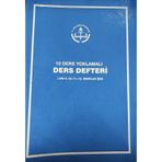 Ders Defteri Büyük Boy 10 Ders Yoklamalı 9-10-11-12 Lise Sınıfl