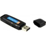Ders Kaydı Röportaj Boş Ses Kayıt Cihazı 2GB-32GB Kapasite Aralığı USB Mp3 Kingboss - Siyah