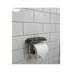 Dersel Dekor Modern 304 Paslanmaz çelik Üst Telefon Raflı Tuvalet Kâğıtlığı Metal Banyo Aksesuarı Duvara Monte