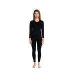 DERTEX Unisex Termal İçlik Takımı, Bej, S/M-L/XL, Yün, Normal Bel, Günlük, Dokuma Kumaş, Askeri ve Outdoor (Siyah, M/L)