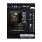 DERUNA NATURAL Aktif Karbon Sabunu | Siyah Nokta Karşıtı Detoks Bakım | Soğuk Proses [110g]