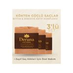 DERUNA NATURAL Bıttım & Biberiye Sabunu 3’lü Set | Dökülme Karşıtı & Kepek Önleyici Saç Bakım - 3x105g