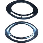 Dervis'İN Çanta Sapı Oval Siyah 18 cm - Beyaz