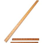 Dervis'İN Cetvel Tahta 100 cm - Beyaz