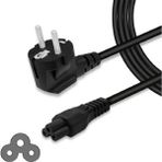 Derwell 1.5 Metre 1.5 mt C5 Evrensel Dizüstü 3-Pin Şarj Fişi Güç Adaptör Kablosu Kablosu Hp Dell Toshiba Sony Asus Lenovo Samsung Dizüstü Bilgisayar Ceryan Enerji Güç Kablosu