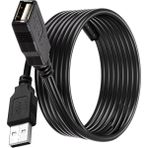 Derwell 1.5 Metre 1.5mt Usb Uzatma Yüksek Hız USB Uzatma Kablosu Uzatıcı Ara Kablosu Dişi Erkek Gerçek Usebe 2.0 Cabble