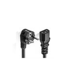 Derwell 1.8 Metre Power Güç Kablosu Kasa Pc Monitör Arası Baskül Şarj Fişi 3Pinli Güç Adaptörü Kablosu