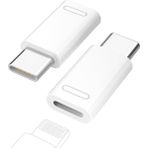 Derwell 1 Adet Yeni 2026 Otg Lightning Dişi → USB Type-C Erkek Adaptör – Şarj Dönüştürücü (Data/Kulaklık Desteklemez) Beyaz