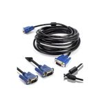 Derwell 10 Metre 10M Vga Kablosu Ekran Lcd Monitör Projeksiyon Görüntü Bağlantı Kablosu Çift Filtreli Cabble