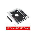 Derwell 12.7mm Caddy Sata 12.7 Mm Ssd Harddisk Kutusu Kızak Laptop Ssd Notebook Ikinci Hdd Takma