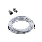 Derwell 20 Metre Hazır Uydu Anten Kablosu 64 Tel F Konnektörlü Full Hd 1080P Tüm Uydu Ve Tv'Lerle Uyumludur,DR1MT