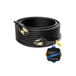 Derwell 3 Metre 3Mt Yeni Nesil Rj45 Kablo Cat7U/Ftp Altın Kaplama Korumalı 10Gb/Sn Ağ Lan Ethernet Kablosu,Drwlcat7cble3mt