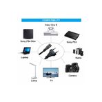 Derwell 3 Metre C7 Güç Kablosu Ps2/ps3/ps4/xbox One S/radyo/tv Işıldak Uyumlu 3m Power Elektrik Kablosu SİYAH