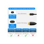 Derwell 3 Metre Micro Hdmi To Hdmi Çevirici Adaptör Kablosu Siyah, DrwlMicroHD1x