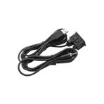 Derwell Aux Uzatma Kablo Montaj Aparatı USB Aux Panel Tipi Montajlanabilir Vidalı Tip Araba Motosiklet Tekne Siyah
