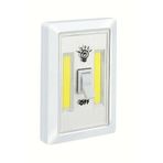 Derwell Dolap Içi Aydınlatma Mıknatıslı 3 Watt 240 Lümen Led Lamba Pilli On-Of Düğmeli Beyaz Işık (1 Adet),DrwlQuick28