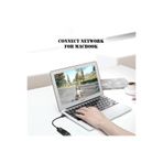 Derwell Harici İnternet 1000 Mbps Gigabit Tip C USB 3.0 Kablolu Ağ Kartı USB Rj45 Lan Ethernet Dönüştürücü