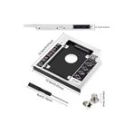 Derwell Hdd Muhafaza Sabit Disk 12.7 Sata Için Ssd Laptop Dvd/cd-rom 2.5 Harici Sabit Disk Kutusu