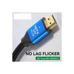Derwell HDMI Kablosu 2.0 4K Kablo 4K@60Hz 18Gbps Monitörler için PS5/4 Xbox Fire HDTV Görüntü Kablosu Çok Renkli, Drwl4k2kuras1