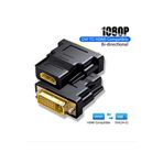 Derwell Hdmi To Dvı Çevirici Adaptörü Çift Yönlü DVI - D 24+1 Erkek HDMI Dişi Kablo Konnektör Dönüştürücü