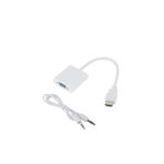 Derwell HDMI To VGA Ses Destekli Monitör Dönüştürücü Kablo Çevirici Adaptör, DRHDMISESLİ