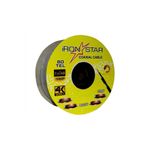 Derwell İronStar 80 Tel RG6-U4 Uydu Anten Kablosu 100 Metre, 100 Metre, Drwlİron1xx, Beyaz, Erkek