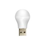 Derwell Mini Ampul 5 volt Taşınabilir Usb Led Işık Powerbank Laptop Pc Uyumlu Beyaz Işık Rengi Usb Led Lamba Beyaz