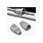Derwell Rj45 Cat6 Cat6e Cat5 Cat5e Ethernet Ağ Kablosu Jakı Koruma Cover Kılıfı Kablo Konnektörü (20 Adet)