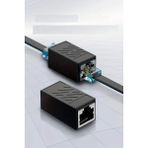 Derwell RJ45 Ethernet Bağlayıcı Dişi - Dişi Cat7 Cat6 CAT5E Inline Adaptör Kablosu Genişletici Ağ Bağlantıs Gigabit Destekli Ara Birleştirici