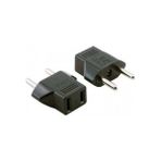 Derwell Türkiye Amerikan 110 - 220 V Priz Ucu Jak Çevirici Dönüştürücü Adaptör Priz Amerikan Tipi Fiş Girişi Siyah 1 Adet