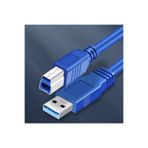 Derwell Üniversal Usb 3.0 Printer Yazıcı Tarayıcı Bağlantı Ara Kablosu Yüksek Veri Hızı 1.5 Metre mavi