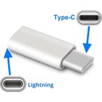 Derwell USB C Type-C - Lightning Adaptörü Hızlı Şarj Yeni 2026 Otg Lightning Dişi → USB Type-C Erkek Adaptör – Şarj Dönüştürücü (Data/Kulaklık Desteklemez)