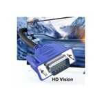 Derwell Vga Kablosu Ekran Lcd Led Monitör Bağlantı 15 Pin Bağlama Ara Pc Laptop Görüntü Kablo 15 Metre