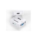 Derwell VGA to Hdmi Mini HD 1080P 3.5mm Audio VGA to HDMI HD HDTV Video Converter Box Adapter