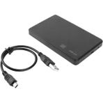 Derwell Yeni 2023 2.5 HDD Kutusu USB 2.0 Harici Harddisk Kutusu Piramit Uç 5pin USB 2.0 Giriş Sata SSD Siyah