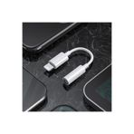 Derwell Yeni 2023 Iphone 7 8 X Plus Uyumlu Kulaklık Çevirici Lightning Aux Dönüştürücü Beyaz