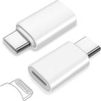 Derwell Yeni Nesil 2026 Yeni 2026 Otg Lightning Dişi → USB Type-C Erkek Adaptör – Şarj Dönüştürücü (Data/Kulaklık Desteklemez) Beyaz